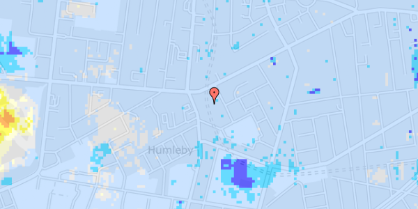 Ekstrem regn på Vesterbrogade 137B