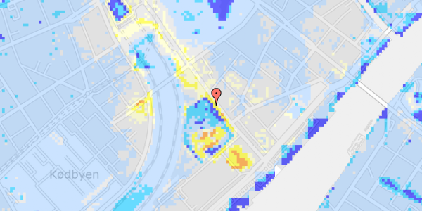 Ekstrem regn på Bernstorffsgade 38, st. 