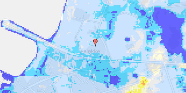 Ekstrem regn på Brohaverne Havekoloni 26