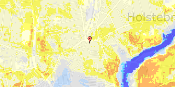 Ekstrem regn på Nørregade 60, 1. 1250