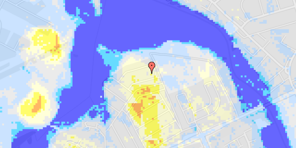 Ekstrem regn på Martins Minde Havekoloni 61