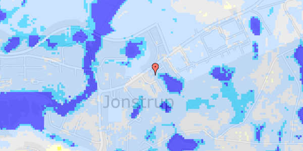Ekstrem regn på Jonstrupvangvej 133C