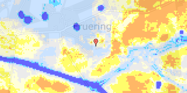 Ekstrem regn på Fruering Kirkevej 32B