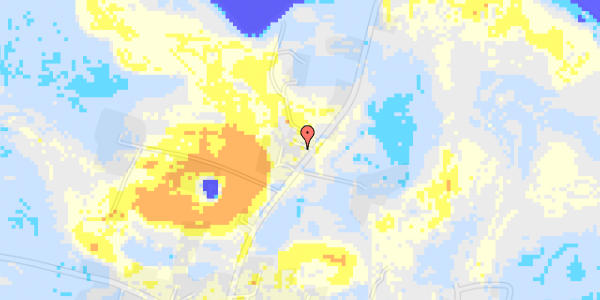 Ekstrem regn på Skanderborgvej 17A, 1. th