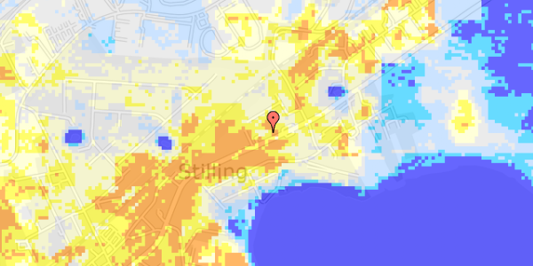 Ekstrem regn på Århusvej 51, 1. th