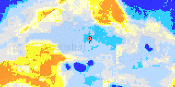 Ekstrem regn på Laanshøj Alle 56