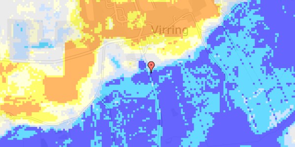 Ekstrem regn på Virringvej 18A