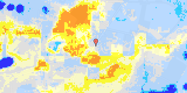 Ekstrem regn på Hallindskovvej 69