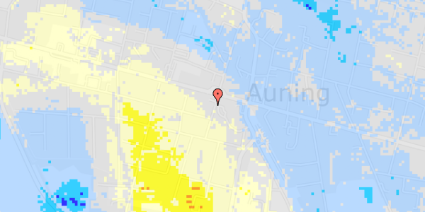 Ekstrem regn på Mortensensvej 2A