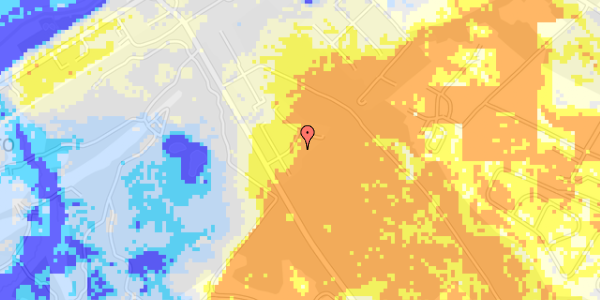 Ekstrem regn på Dybdal Skovvej 18