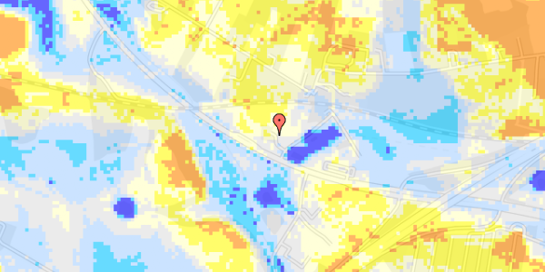 Ekstrem regn på Skanderborgvej 145