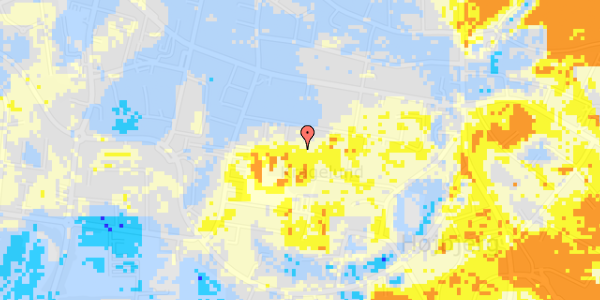 Ekstrem regn på Albert Naurs Vej 29