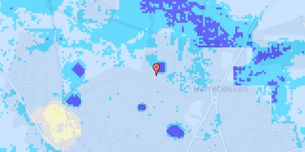 Ekstrem regn på Hørretløkken 212