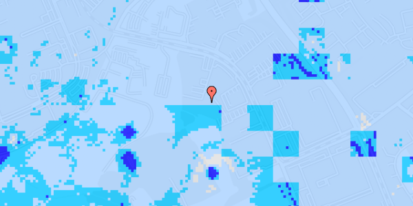 Ekstrem regn på Olof Palmes Allé 31B, 6. 1