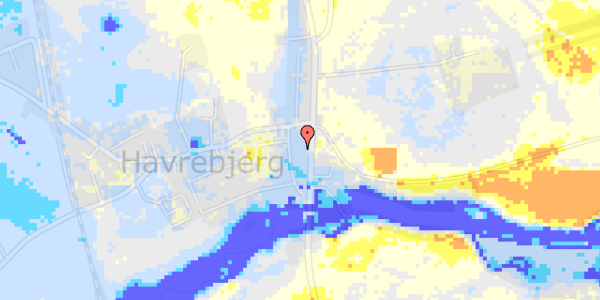 Ekstrem regn på Havrebjergvej 4