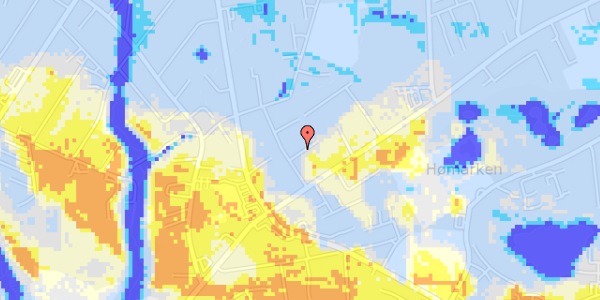 Ekstrem regn på Thorsvej 1A