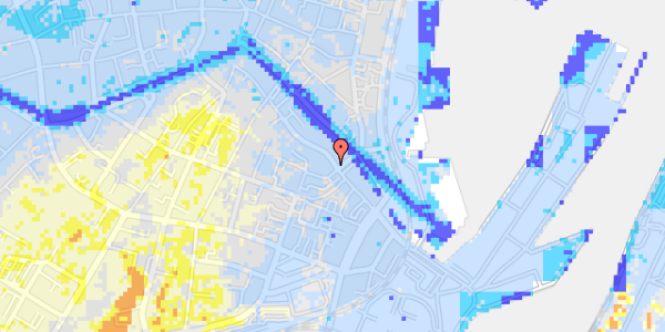 Ekstrem regn på Fiskergade 104