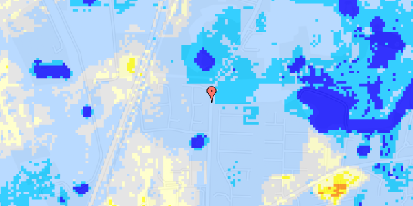 Ekstrem regn på Veilgårdsparken 14