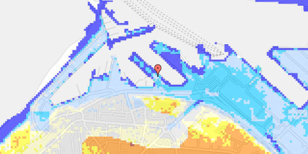 Ekstrem regn på Pier II 8