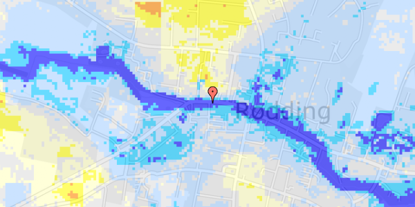 Ekstrem regn på Bredgade 2