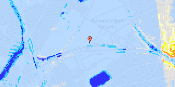 Ekstrem regn på Svanemøllens Kaserne 101