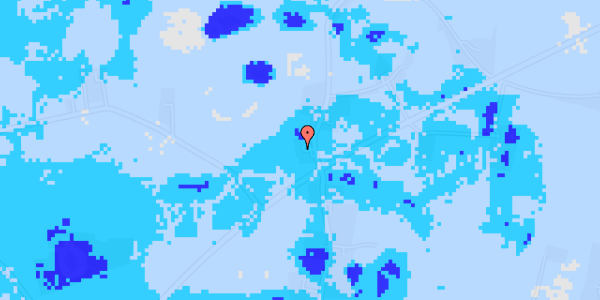 Ekstrem regn på Dammegade 25, 1. 2