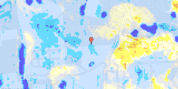 Ekstrem regn på Hjortebakken 46