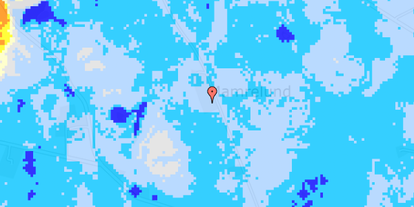 Ekstrem regn på Mamrelund 57A