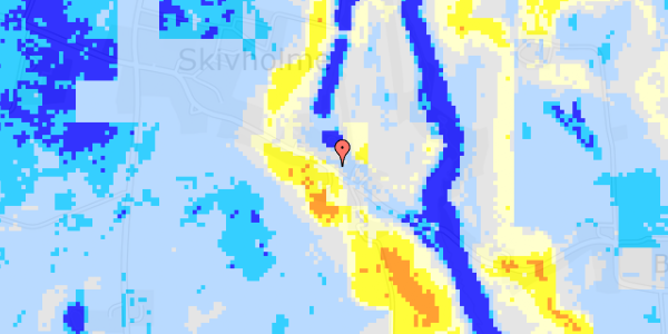 Ekstrem regn på Skivholmevej 76