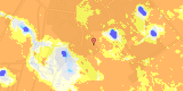 Ekstrem regn på Blichers Alle 18C