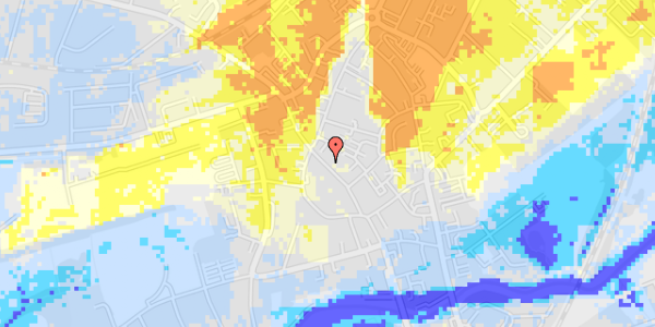 Ekstrem regn på Vestergade 14, st. 