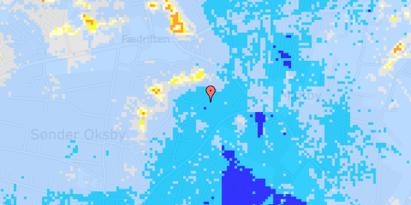 Ekstrem regn på Poul Thøstesensvej 6