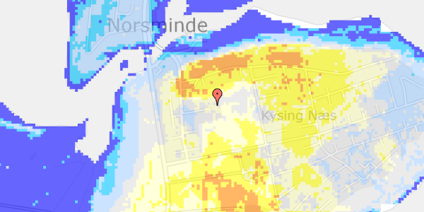 Ekstrem regn på Gl Krovej 17B