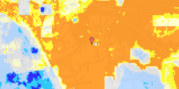 Ekstrem regn på Vadstrupvej 35