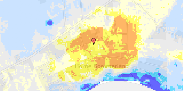 Ekstrem regn på Avernakøvej 8