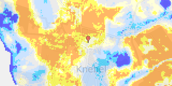 Ekstrem regn på Knebel Bygade 9, 1. 