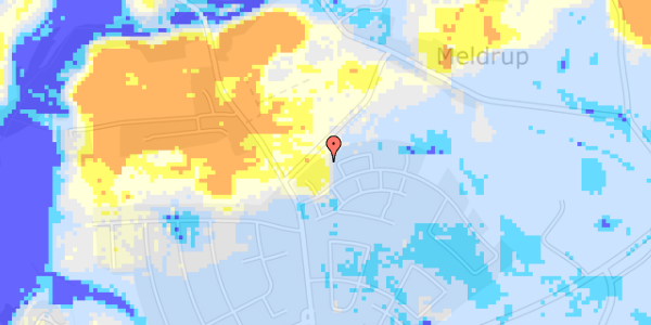 Ekstrem regn på Galgehøj 11