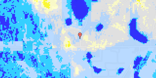 Ekstrem regn på Sangsvane Alle 19