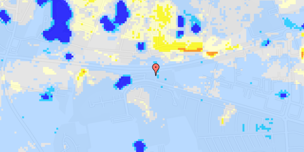 Ekstrem regn på Paltholmvej 122, 1. th