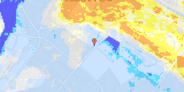 Ekstrem regn på Ved Stadion 21D, 1. 7