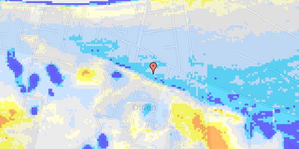 Ekstrem regn på Bolinesvej 8