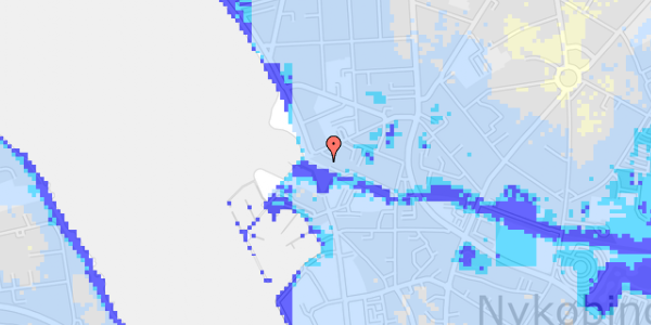 Ekstrem regn på Slotsbryggen 20, 1. tv