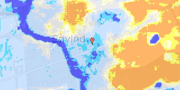 Ekstrem regn på Ravnebjerget 2A