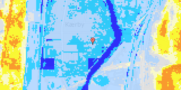 Ekstrem regn på Oluf Borchs Vej 28