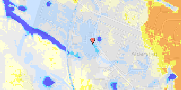 Ekstrem regn på Nordens Alle 21, st. 30