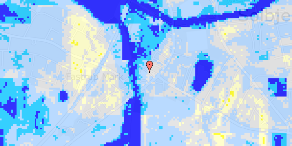 Ekstrem regn på Solbjerg Hovedgade 92B