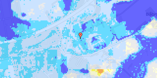 Ekstrem regn på Reskavej 7, st. 