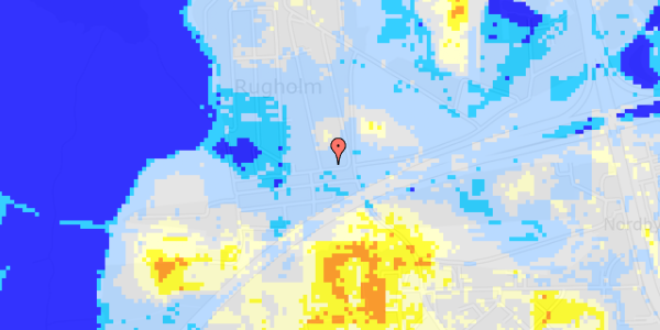 Ekstrem regn på Haveforeningen Rugholm 245