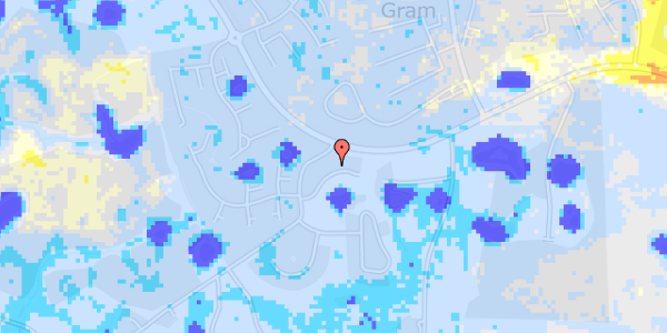 Ekstrem regn på Følfodhøjen 11