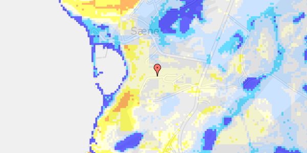 Ekstrem regn på Langebjergvej 62